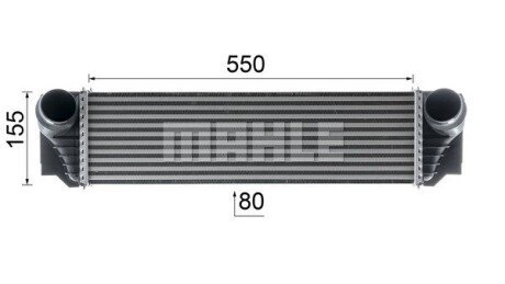 Фото 12 - Интеркулер Knecht / Mahle CI183000P