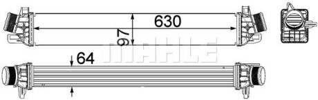 Фото 2 - Інтеркулер Knecht / Mahle CI259000P