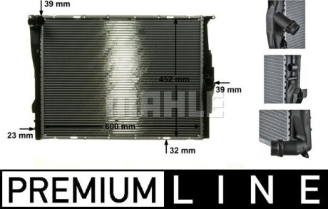 Mahle радиатор охлаждающей жидкости cr 1090 000p - Knecht / Mahle CR1090000P