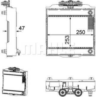 Радіатор охолодження MAHLE - Knecht / Mahle CR 923 000P