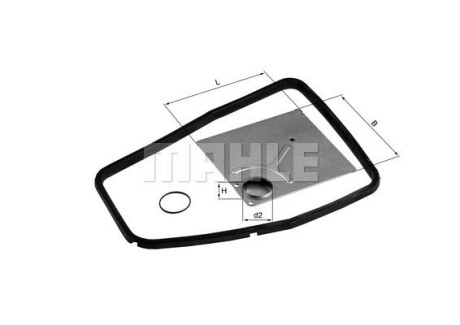 Фото 3 - Масляний фільтр АКПП Knecht / Mahle HX 88D (HX88D)