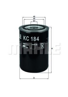Топливный фильтр - (1411894, 1763776) Knecht / Mahle KC 184