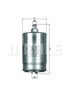 Фото 3 - Паливний фільтр Knecht / Mahle KL 38 (KL38)