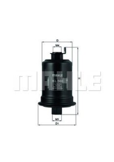 Топливный фильтр - Knecht / Mahle KL 560