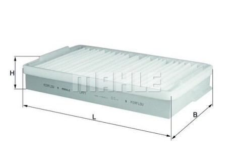 Фільтр салону DAF 75 CF, CF, CF 65, CF 75, CF 85 01.01- - ((1362124, 1529651, 1791192)) Knecht / Mahle LA 71