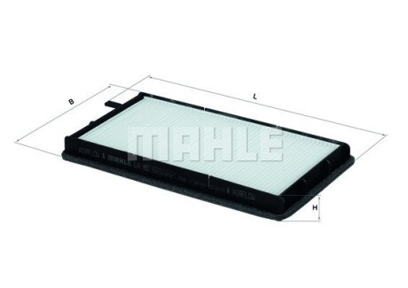 Фото 3 - Фильтр салона Knecht / Mahle LA 80 (LA80)