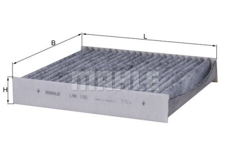 Фото 3 - Фільтр салону Knecht / Mahle LAK 155 (LAK155)