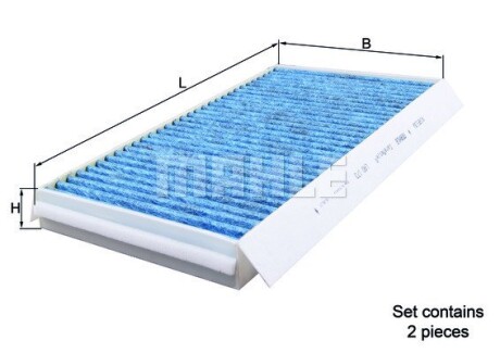 Фото 3 - Фільтр салону Knecht / Mahle LAO 173/S