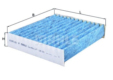 Фото 3 - Фільтр салону Knecht / Mahle LAO 251 (LAO251)
