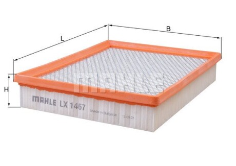 Фото 3 - Повітряний фільтр Knecht / Mahle LX 1467 (LX1467)