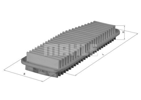 Фото 2 - Воздушный фильтр Knecht / Mahle LX 1611