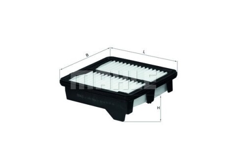 Фото 5 - Повітряний фільтр Knecht / Mahle LX 2693 (LX2693)