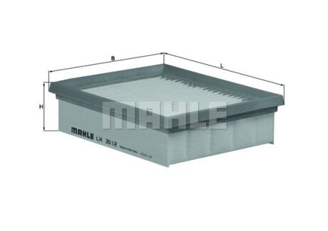 Фото 3 - Повітряний фільтр Knecht / Mahle LX 3012 (LX3012)