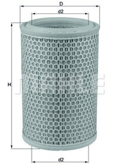 Фото 3 - Воздушный фильтр Knecht / Mahle LX 660 (LX660)