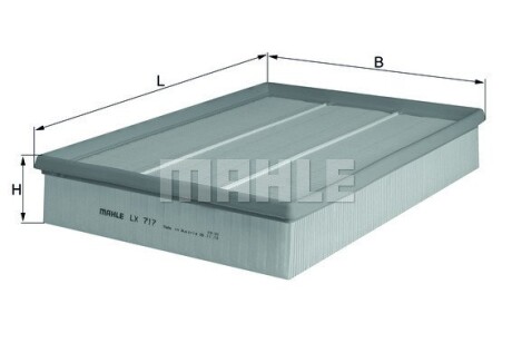 Фото 3 - Воздушный фильтр Knecht / Mahle LX 717 (LX717)