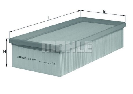 Фото 3 - Воздушный фильтр Knecht / Mahle LX 979 (LX979)