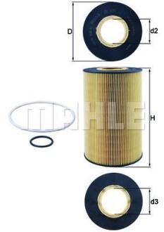 Масляний фільтр - (51055040110) Knecht / Mahle OX 435D