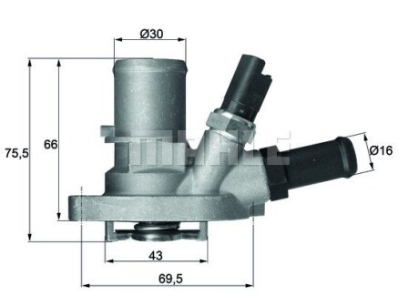 Термостат - Knecht / Mahle TI14988