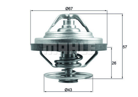 Термостат - Knecht / Mahle TX 158 79