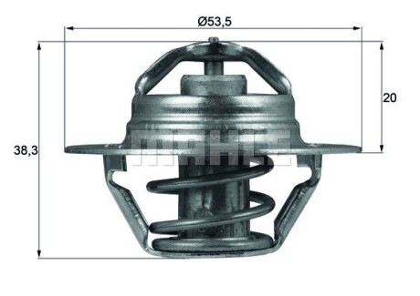 Термостат MAHLE - Knecht / Mahle TX 88 88D