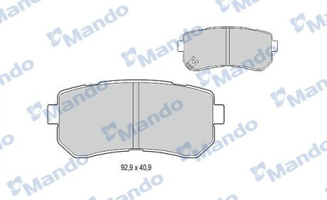 Гальмівні колодки до дисків - MANDO MBF015219