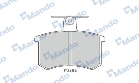 Гальмівні колодки до дисків - MANDO MBF015365