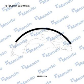 Колодки гальмівні барабан - MANDO RMLH15
