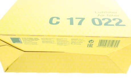 Фото 7 - Повітряний фільтр MANN C 17 022 (C17022)