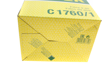 Фото 2 - Воздушный фильтр MANN C 1760/1