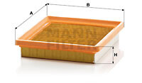 Фото 3 - Повітряний фільтр MANN C 1925