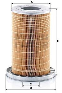 Фільтр повітряний - MANN C193841