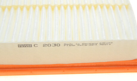 Фото 3 - Повітряний фільтр MANN C 2030 (C2030)