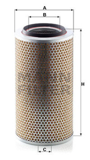 Фото 3 - Повітряний фільтр MANN C 20 325/2 (C203252)