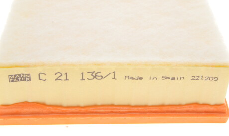 Фото 3 - Воздушный фильтр MANN C 21 136/1 (C211361)