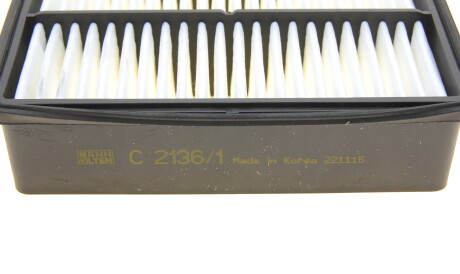 Фото 3 - Повітряний фільтр MANN C 2136/1 (C21361)