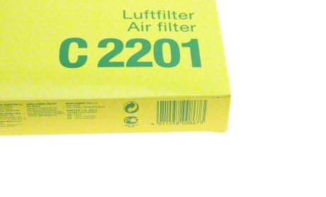 Фото 5 - Воздушный фильтр MANN C 2201 (C2201)