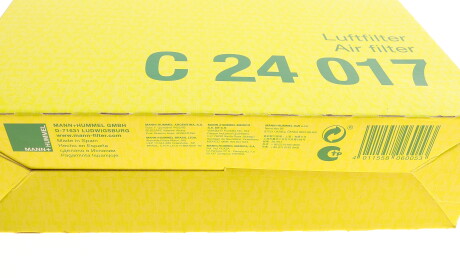Фото 6 - Воздушный фильтр MANN C 24 017 (C24017)