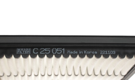 Фото 2 - Повітряний фільтр MANN C25051