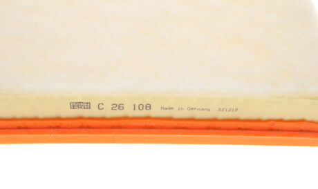 Фото 2 - Повітряний фільтр MANN C 26 108 (C26108)