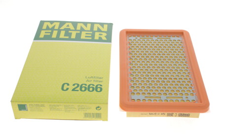 Фото 3 - Повітряний фільтр MANN C 2666 (C2666)