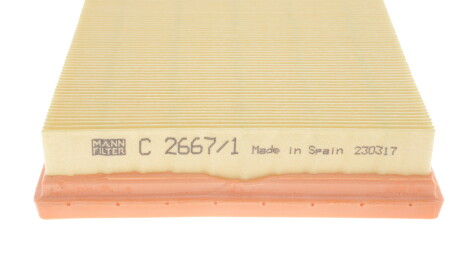 Фото 3 - Повітряний фільтр MANN C 2667/1 (C26671)