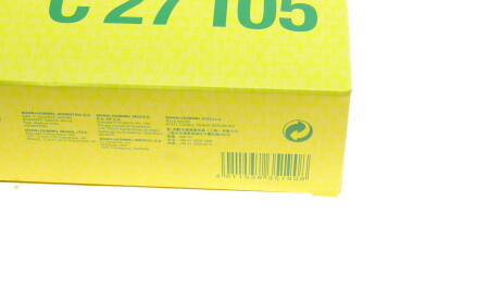 Фото 5 - Повітряний фільтр MANN C 27 105 (C27105)