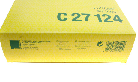 Фото 2 - Повітряний фільтр MANN C 27 124 (C27124)