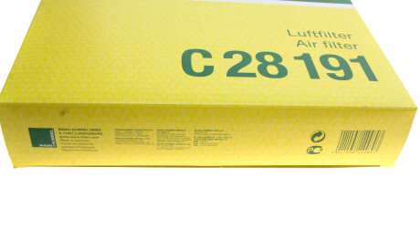 Фото 2 - Повітряний фільтр MANN C 28 191 (C28191)