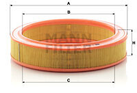 Фото 2 - Повітряний фільтр MANN C 2873/1 (C28731)