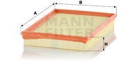 Фото 3 - Воздушный фильтр MANN C 2880 (C2880)