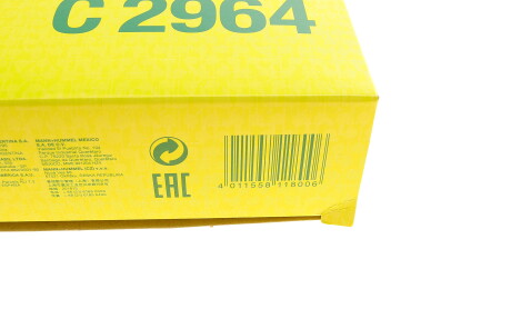 Фото 7 - Повітряний фільтр MANN C 2964 (C2964)