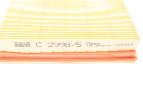 Фото 4 - Повітряний фільтр MANN C 2998/5 X (C29985X)