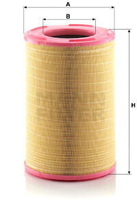 Фото 2 - Повітряний фільтр MANN C 30 1240/1 (C3012401)