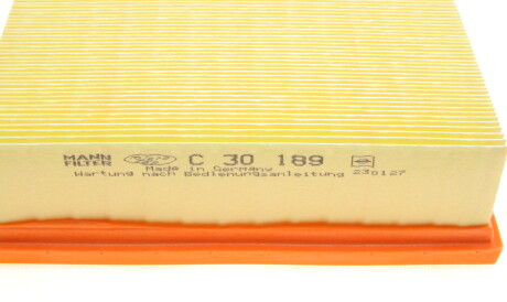 Фото 3 - Воздушный фильтр MANN C 30 189 (C30189)